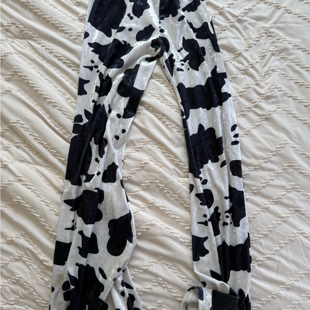 Cow Print Leggings